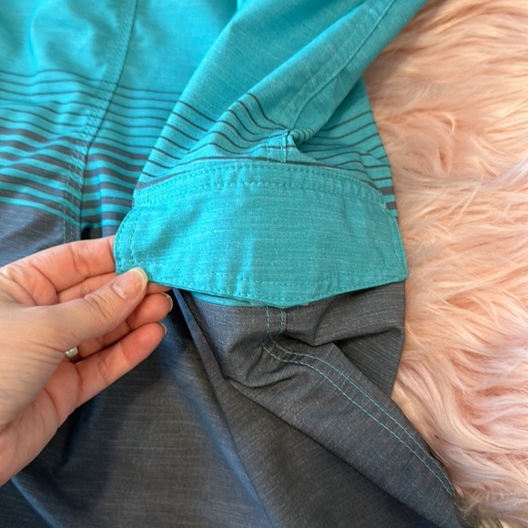 Trinity Board Shorts Teal Blue Swim Surf Trunks 36 - Picture 5 of 6